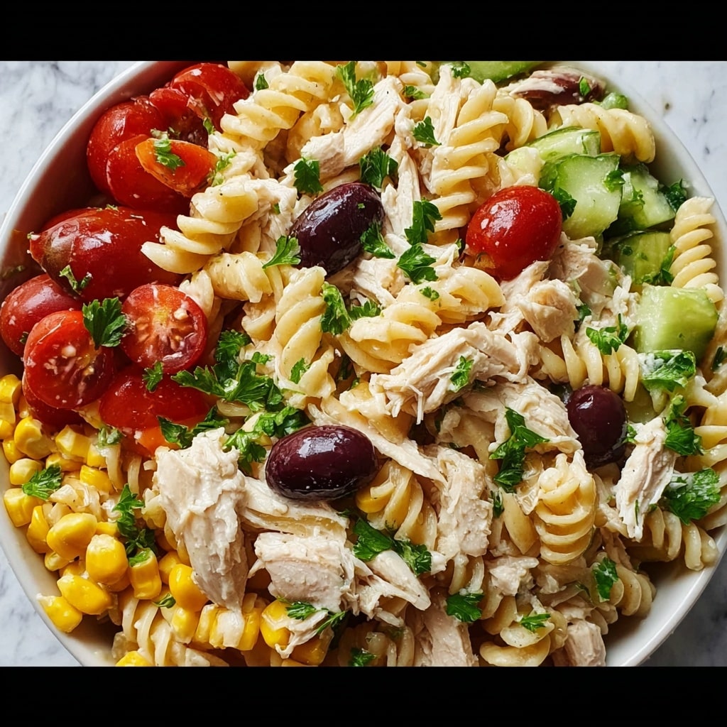 Delicious Waldorf Chicken Pasta Salad for Your Next Cookout Recipe - Recipe Image