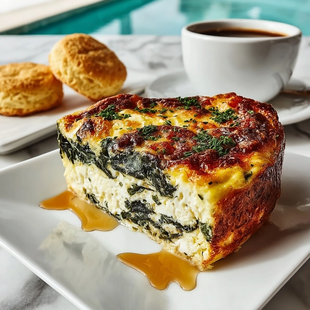 Easy Spinach and Cottage Cheese Breakfast Casserole Recipe