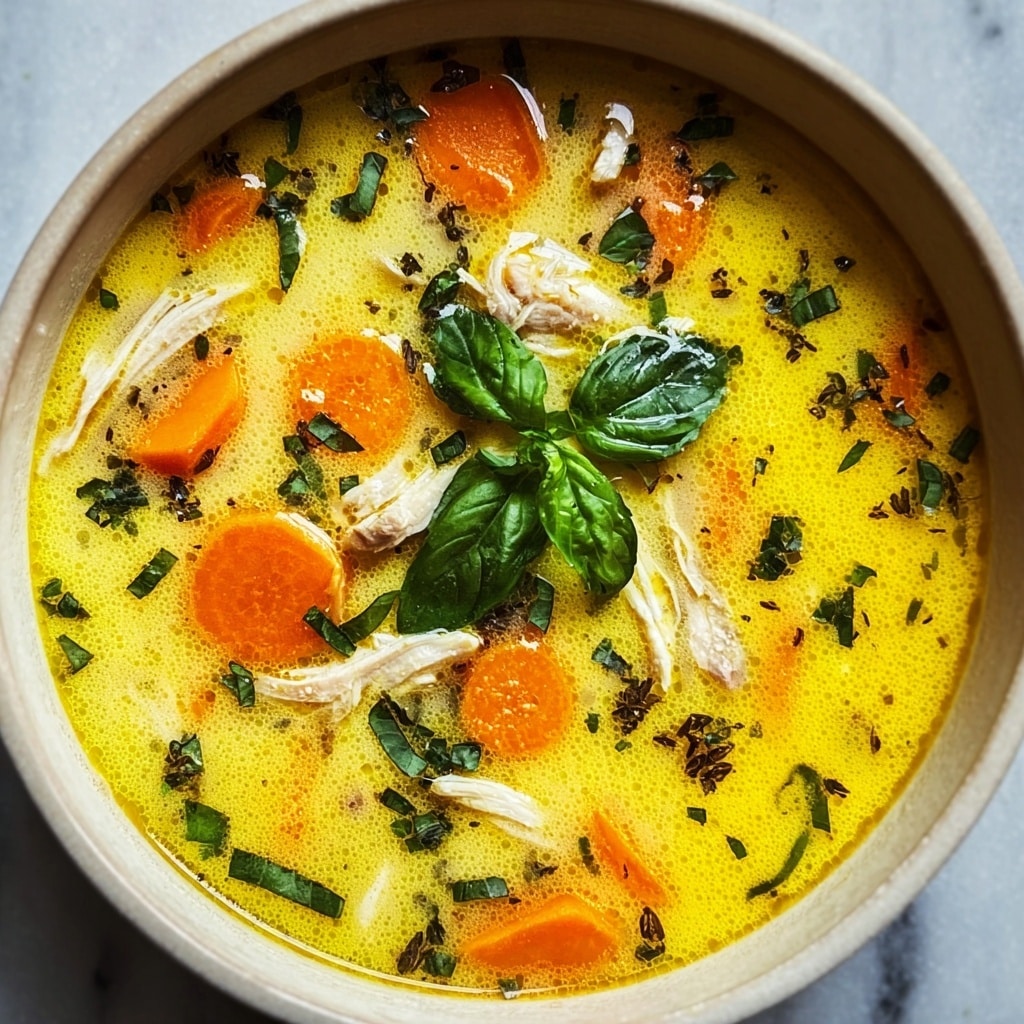 Healing Anti Inflammatory Turmeric Chicken Soup Recipe - Recipe Image