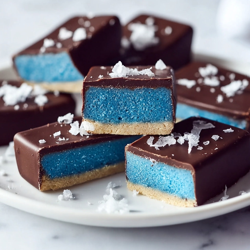 Blue Spirulina Bounty Bars Recipe