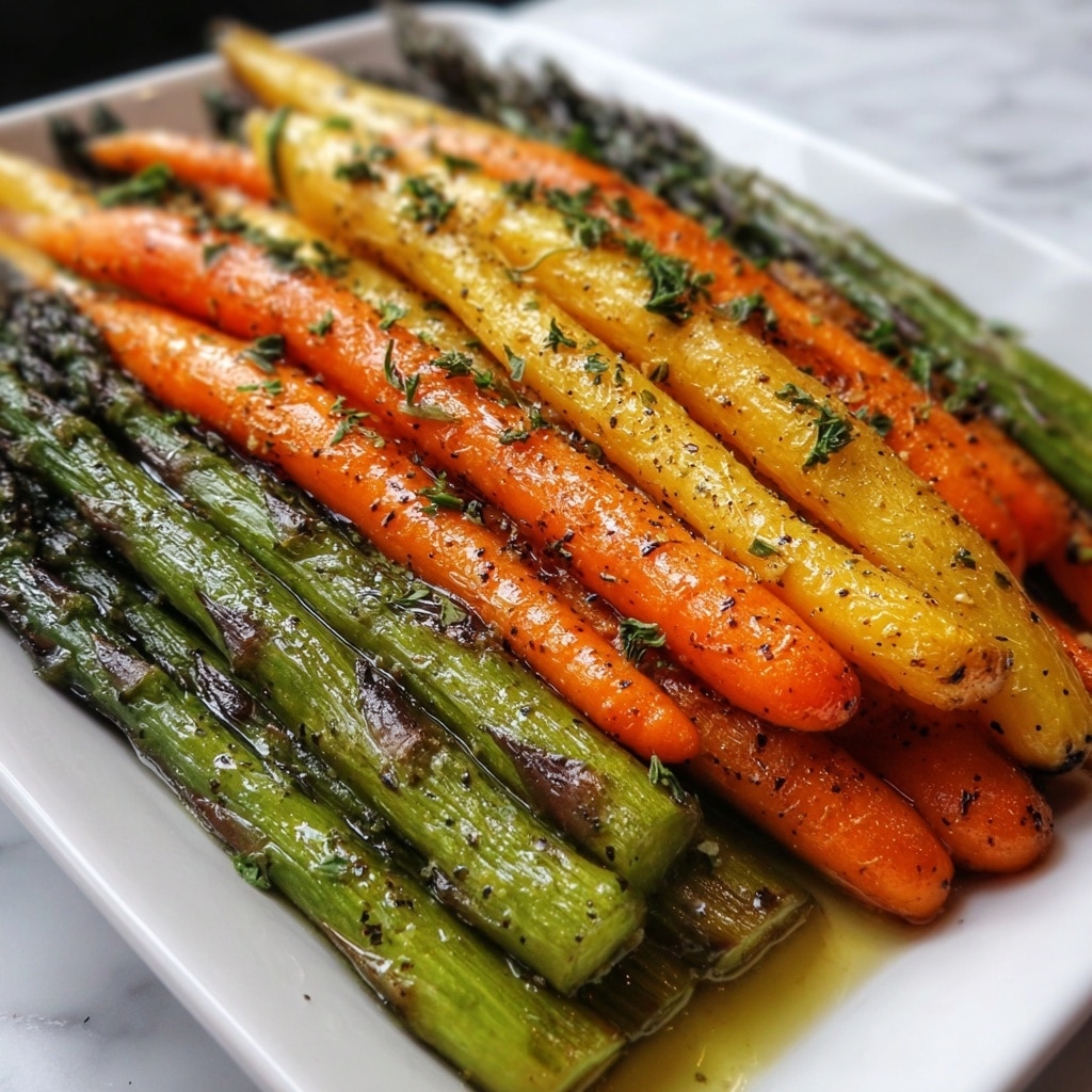 Roasted Asparagus & Carrots: Crispy, Golden Perfection! Recipe - Recipe Image