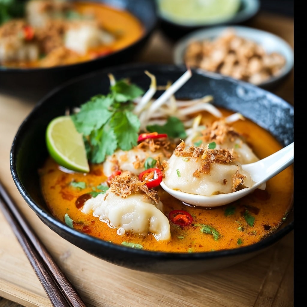 Quick Dumpling Laksa Recipe - Recipe Image