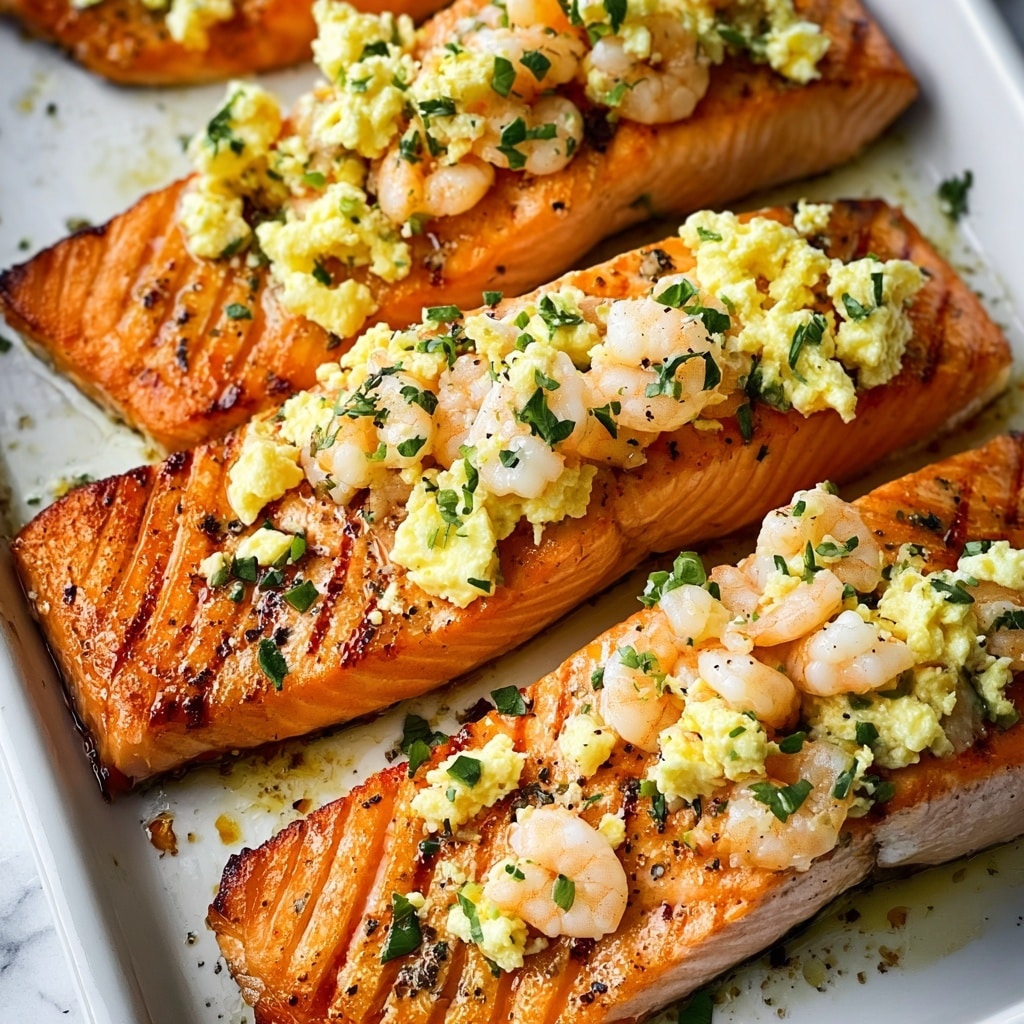 Crab and Shrimp Stuffed Salmon Recipe