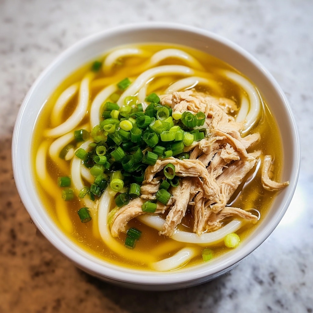 Chicken Udon Soup Recipe