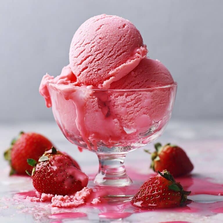 Sweet and Refreshing Strawberry Sorbet Recipe