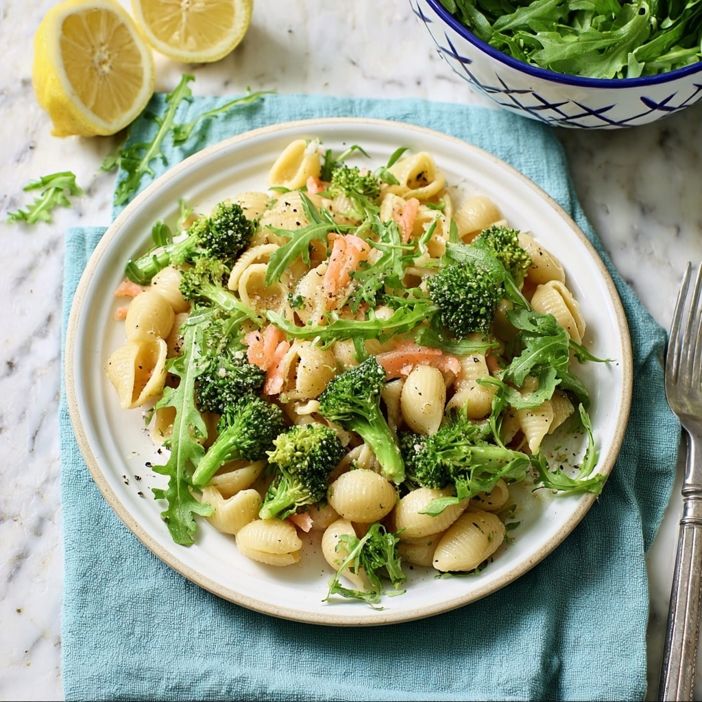 Creamy Pasta with Salmon and Broccoli Recipe