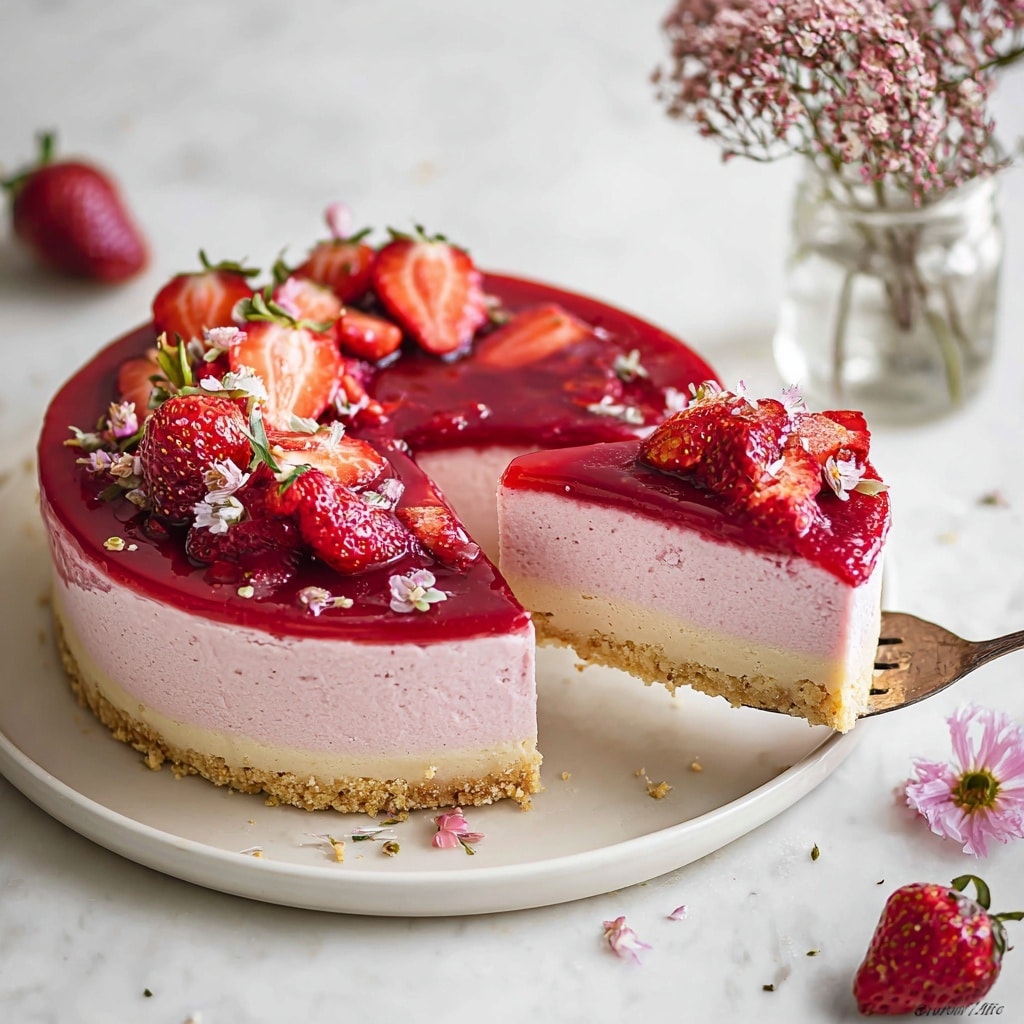 Vegan Strawberry Cheesecake Recipe