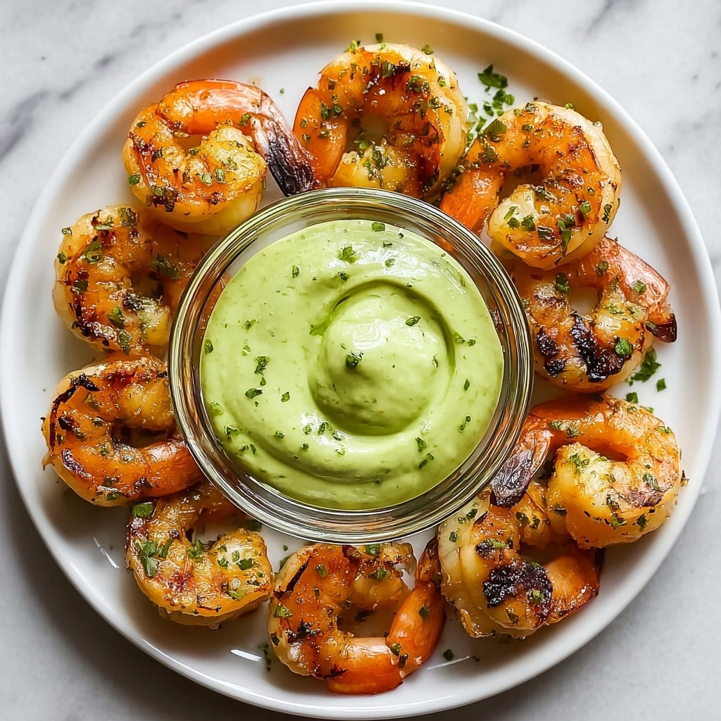 Chili Lime Shrimp with Avocado Crema Recipe - Recipe Image