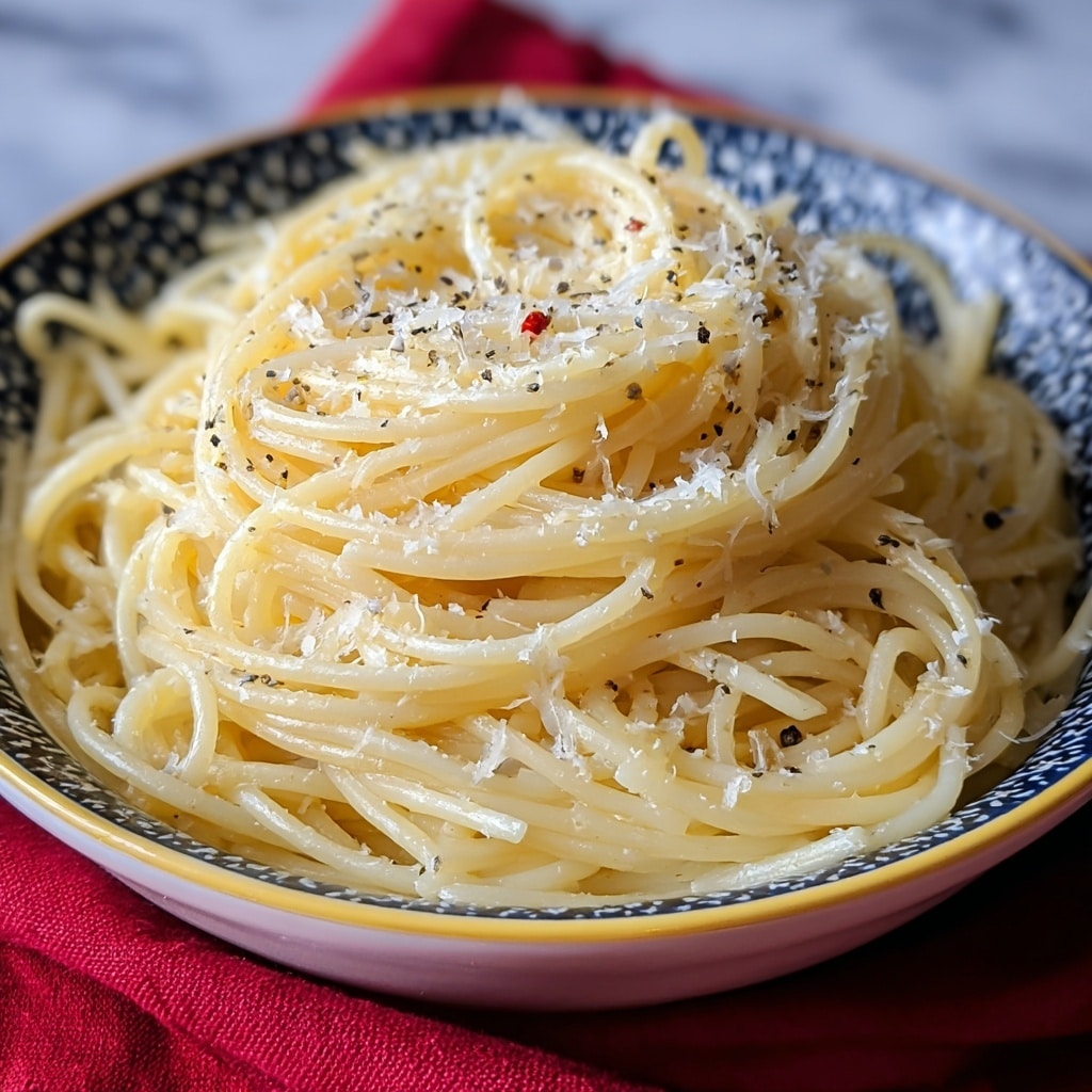 Spaghetti Cacio e Pepe Recipe - Recipe Image