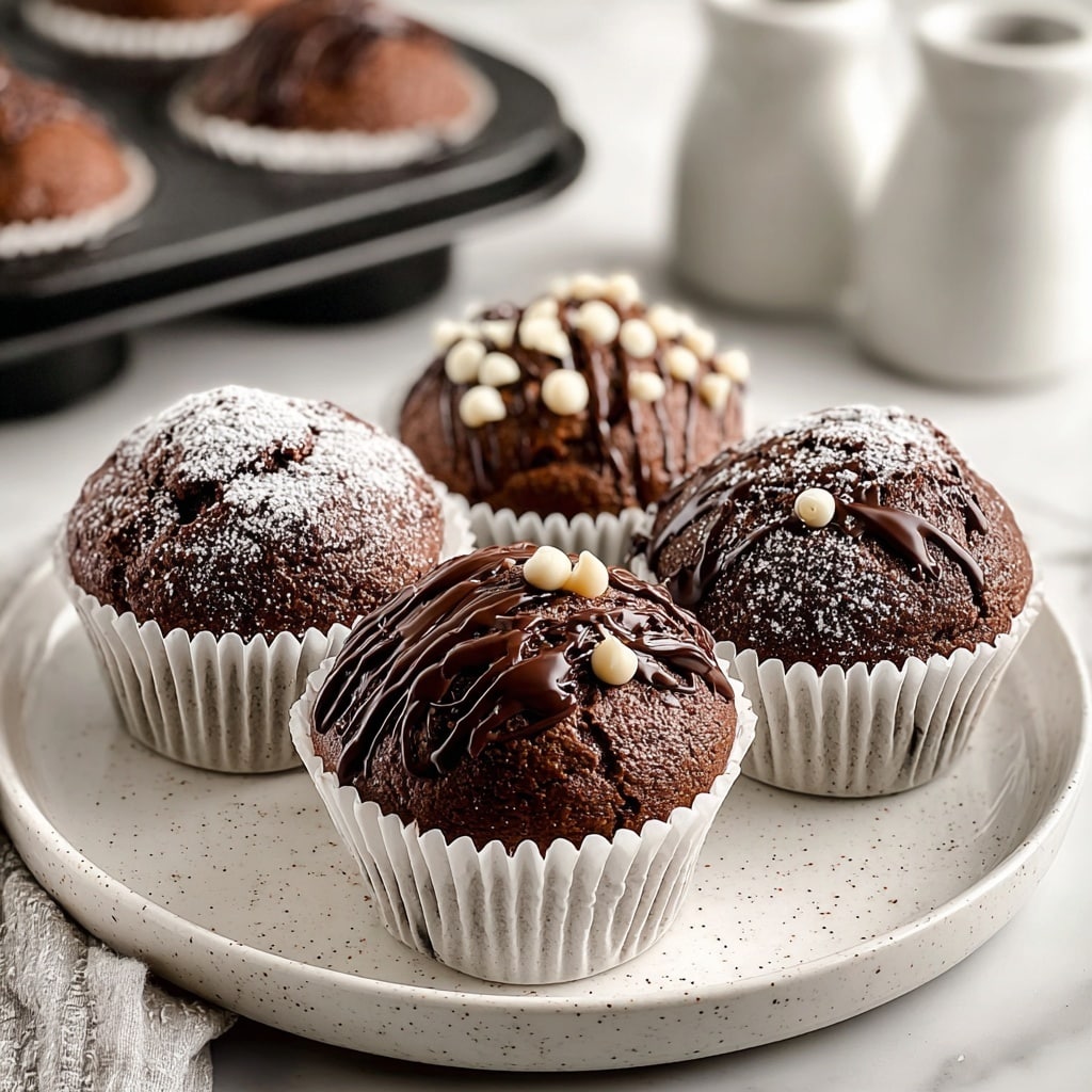 Double Chocolate Espresso Muffins Recipe - Recipe Image