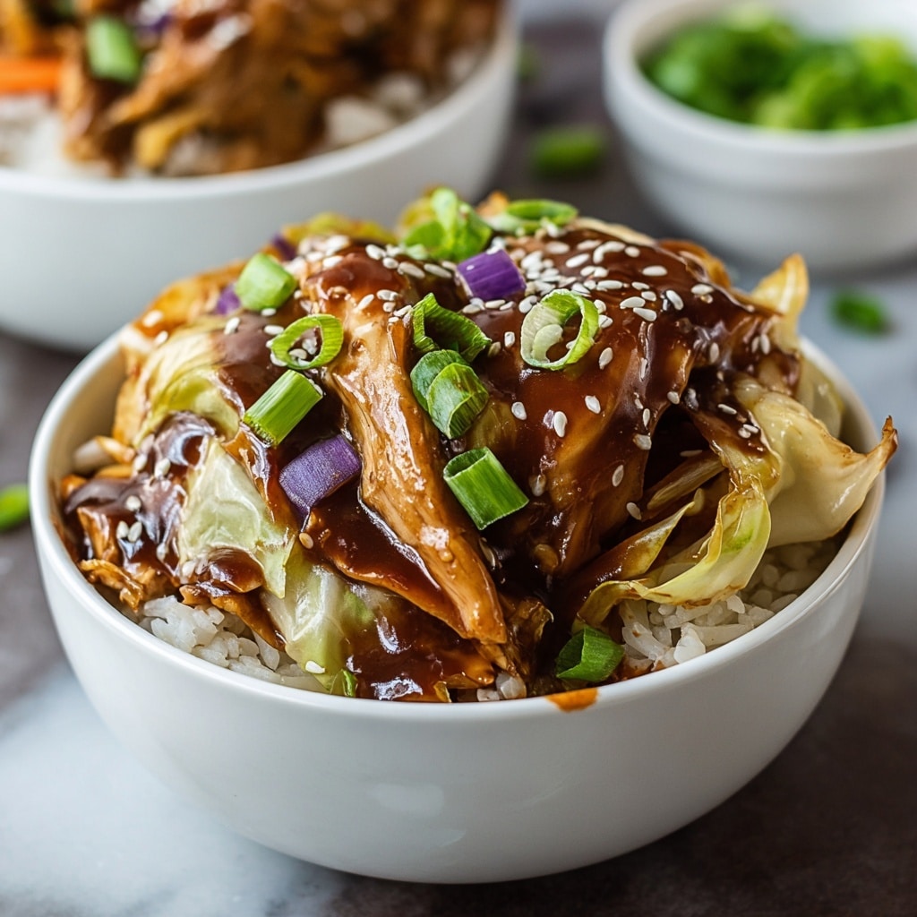 Chicken Egg Roll Bowls Recipe