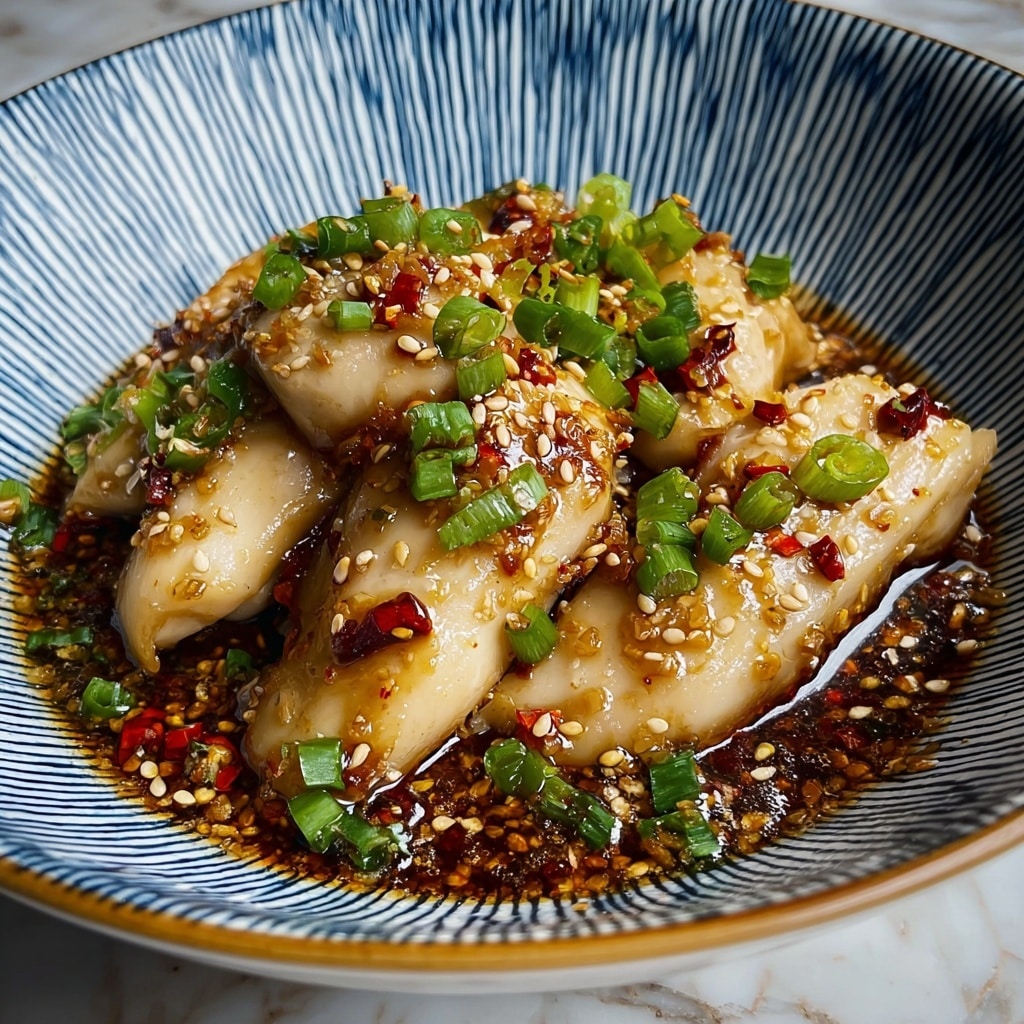 Spicy Sichuan Poached Chicken Recipe - Recipe Image