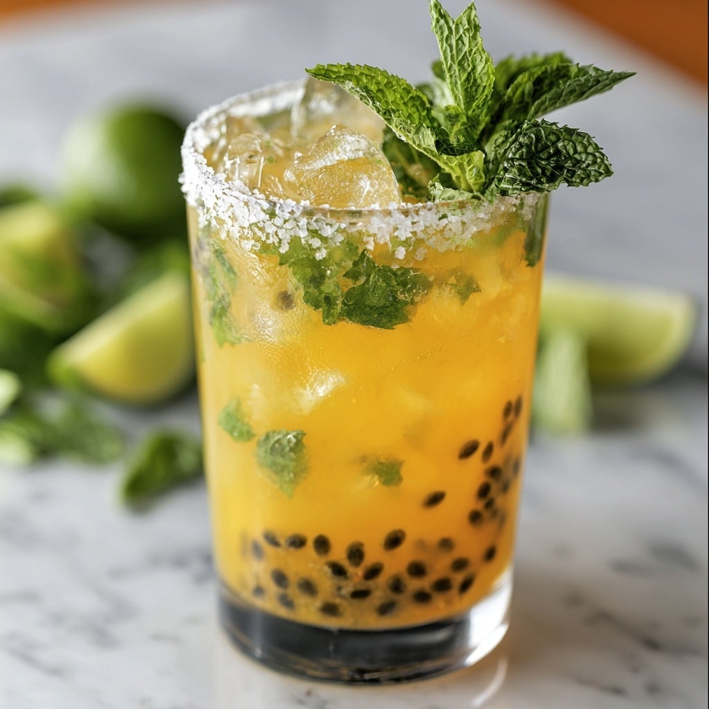 Passion Fruit Mojito – A Refreshing Tropical Delight Recipe - Recipe Image