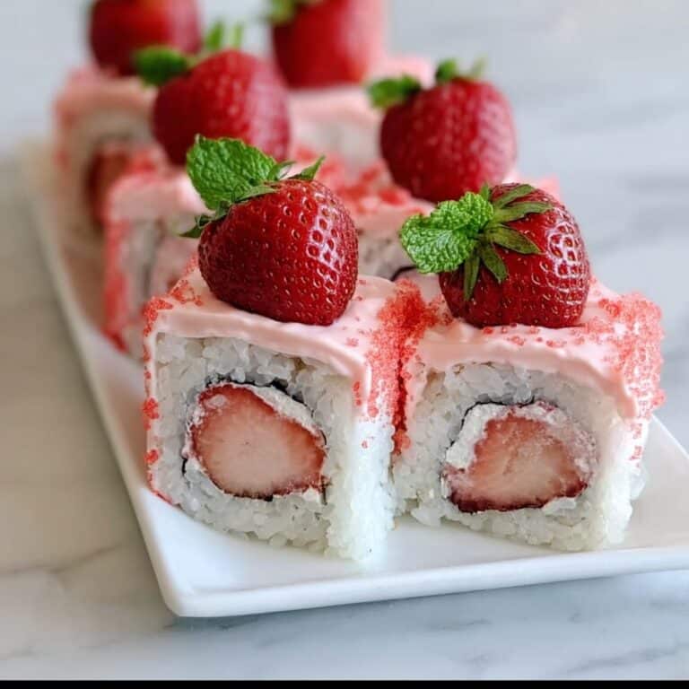 Strawberry Shortcake Sushi Recipe