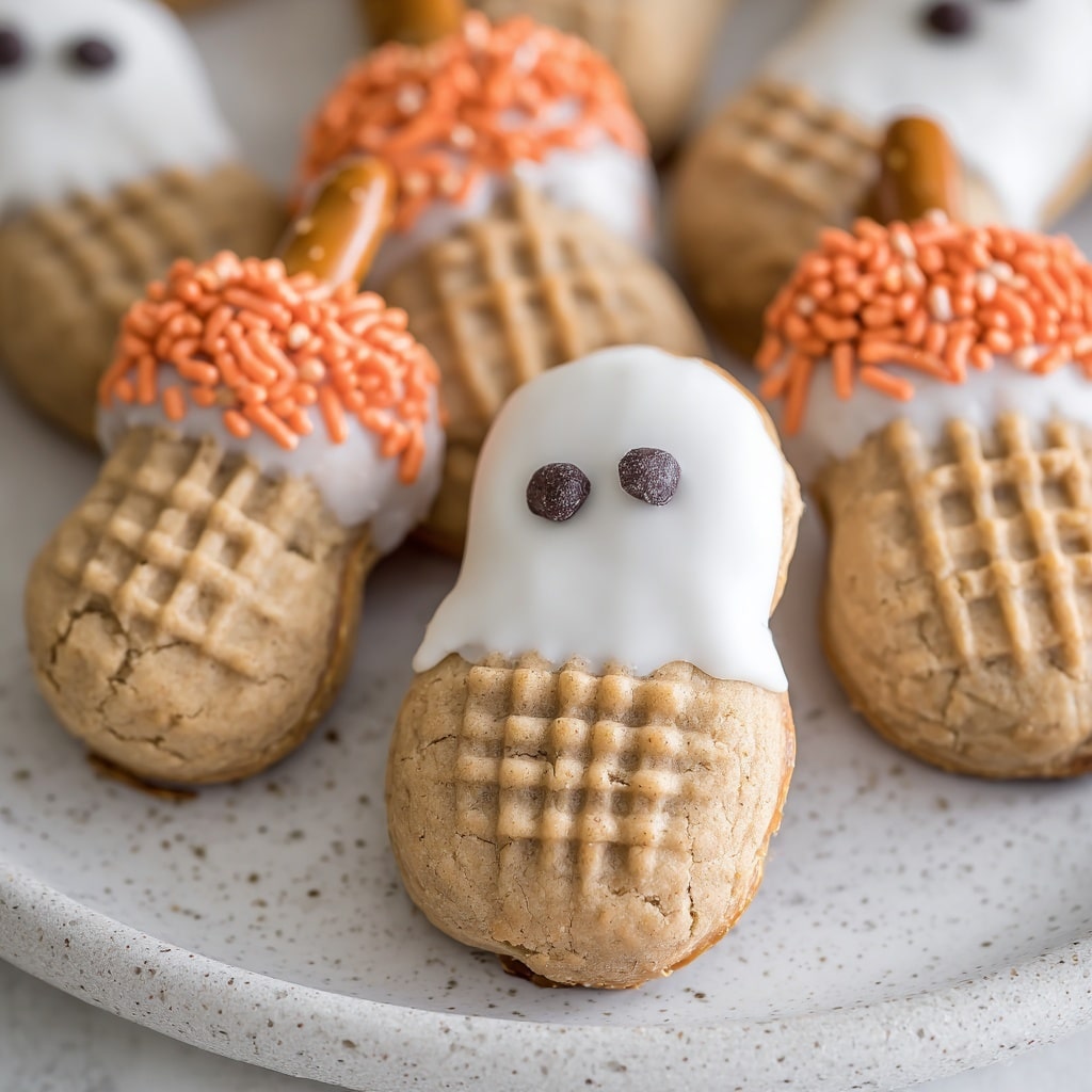 Nutter Butter Ghost Cookies Recipe - Recipe Image