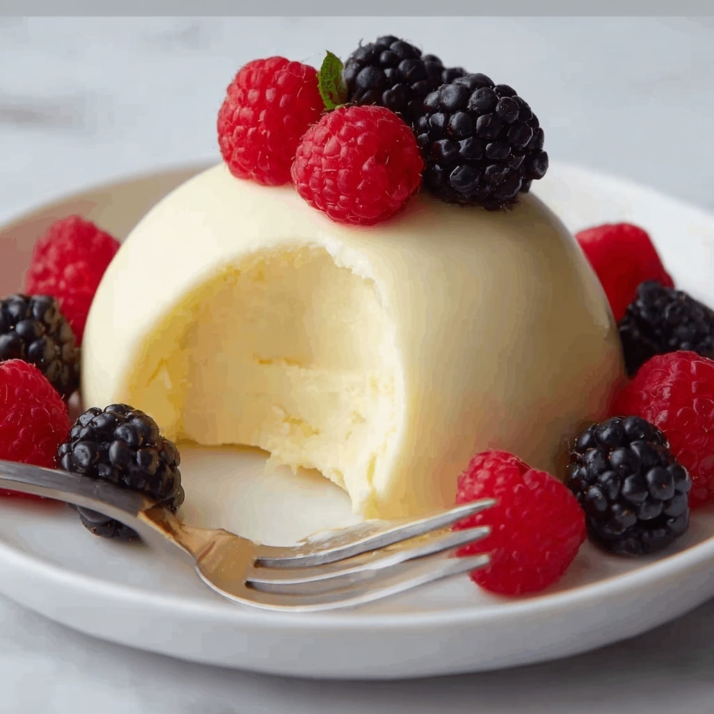 Bavarian Cream and Berries Recipe - Recipe Image