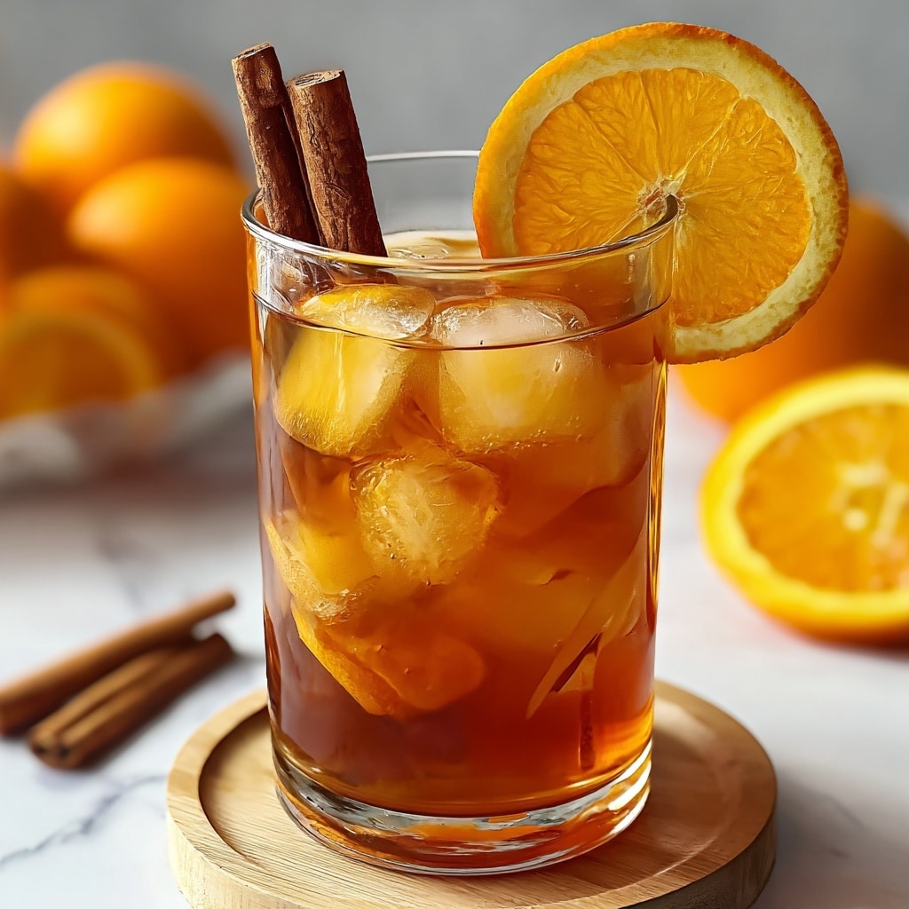 Refreshingly Delicious Orange Cinnamon Iced Tea Recipe - Recipe Image