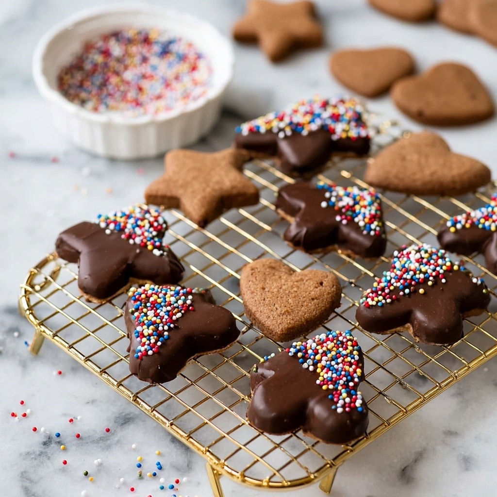 Chocolate Shortbread Cookies Recipe - Recipe Image