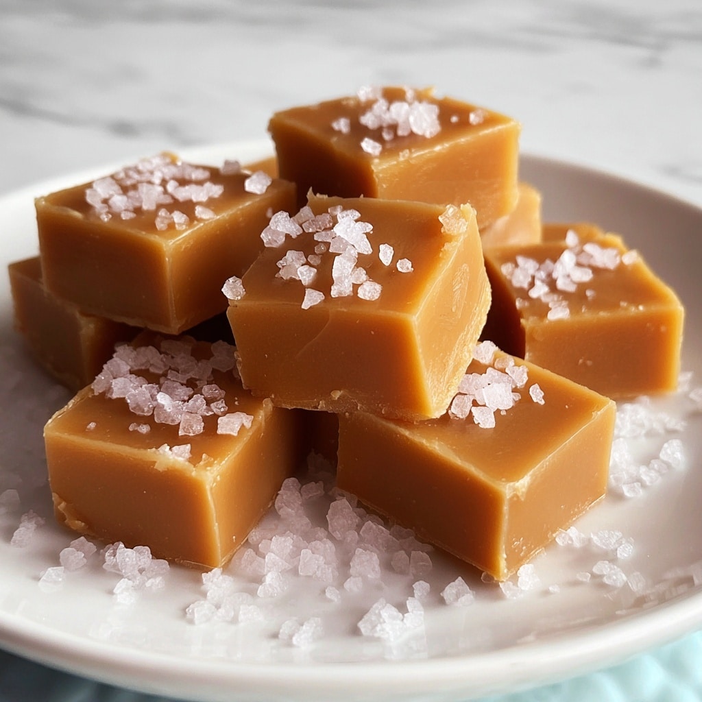 Salted Caramel Fudge Recipe - Recipe Image