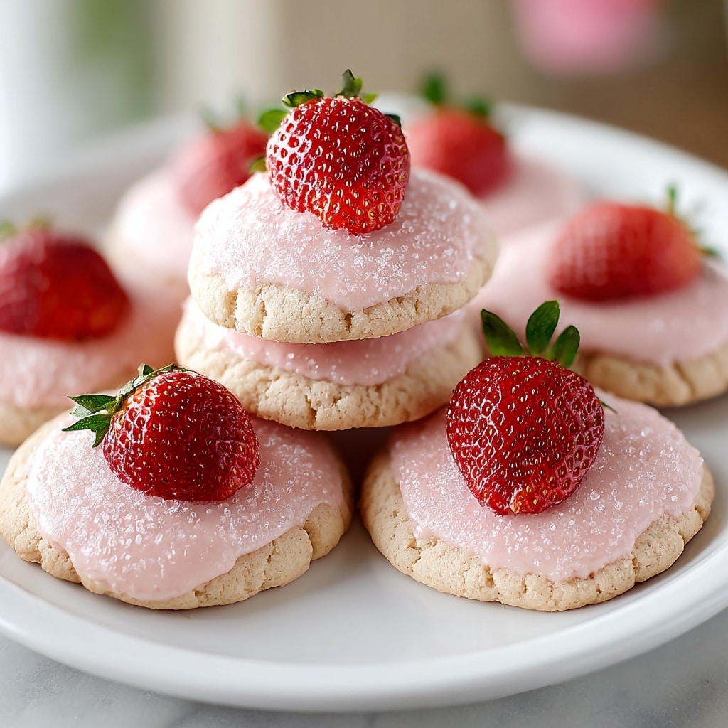 Strawberry Kiss Cookies Recipe - Recipe Image