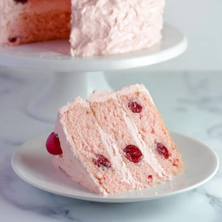 Cherry Layer Cake with Cherry Cream Cheese Frosting Recipe