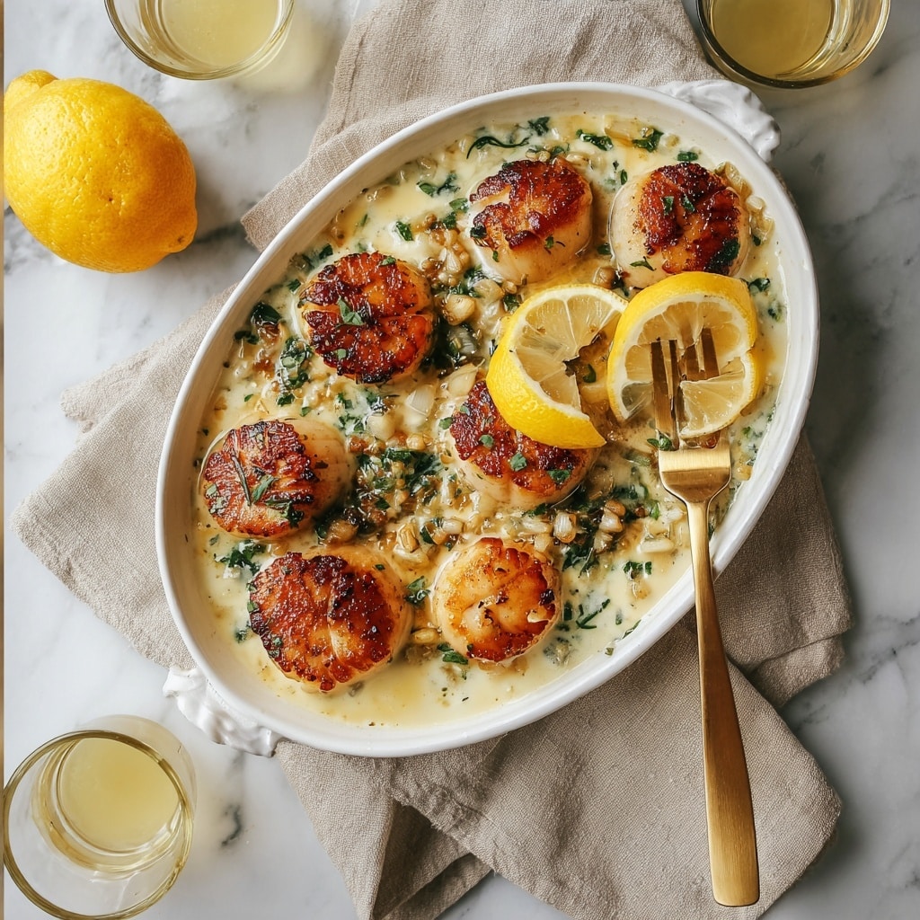 Lemon Butter Scallops Recipe - Recipe Image