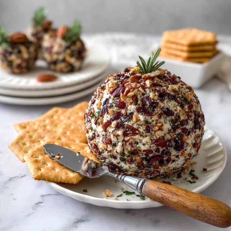 Cranberry Pecan Goat Cheese Ball Recipe