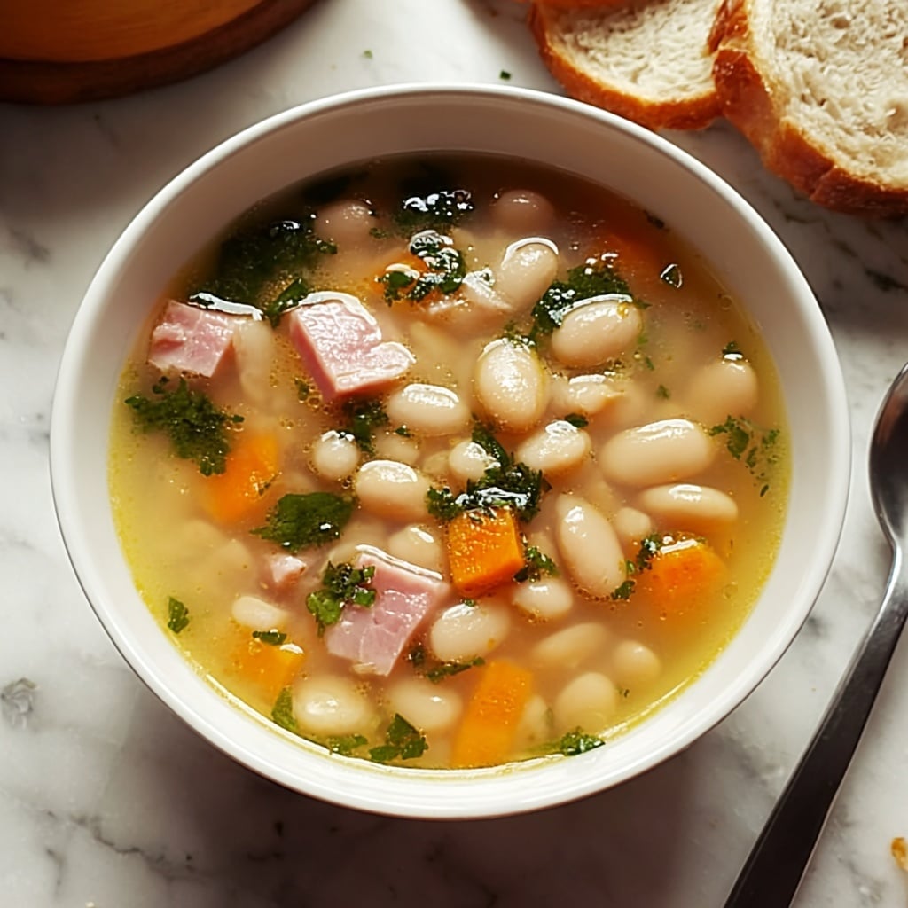 Hearty Ham & White Bean Soup: A Cozy Delight! - Recipe Image