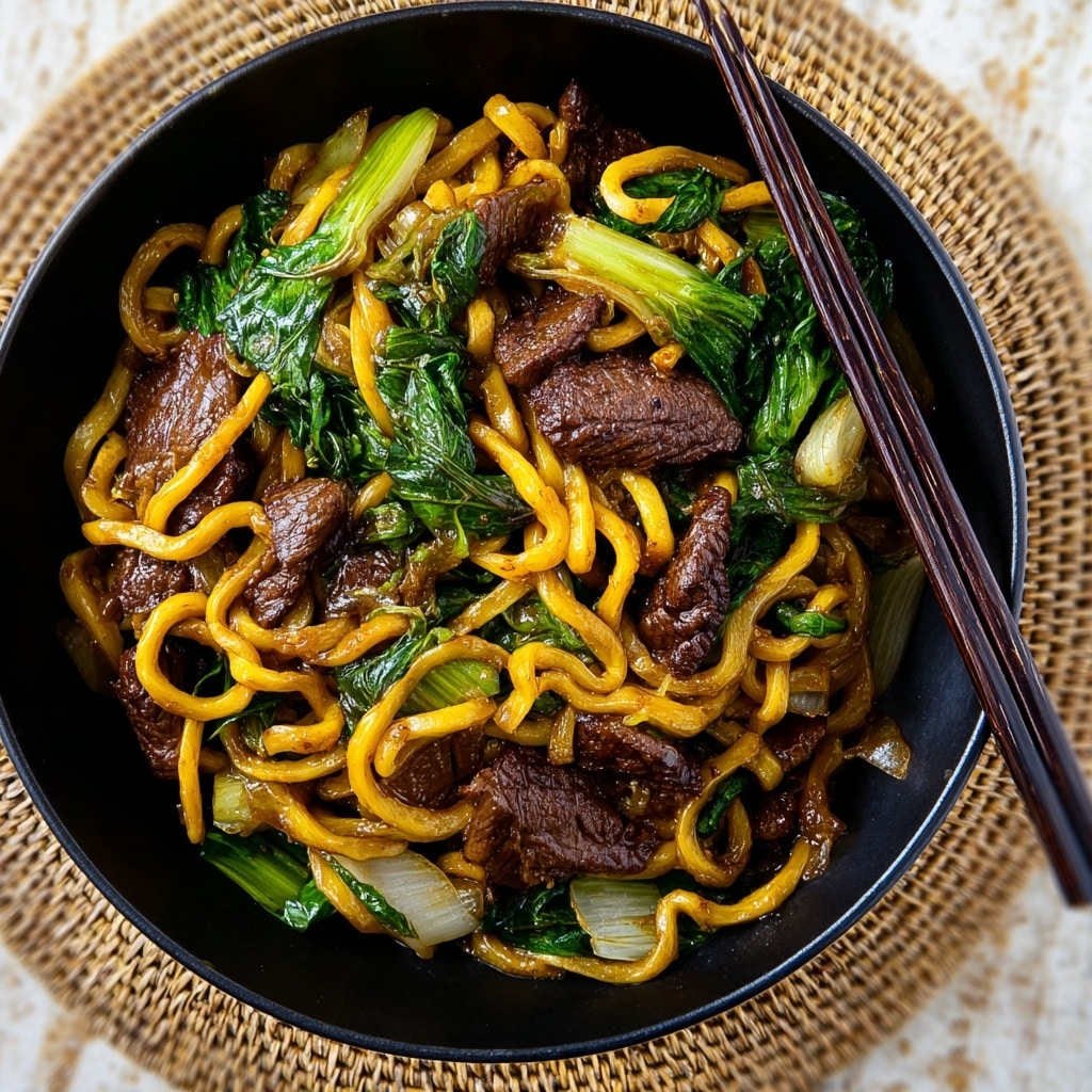 Black Pepper Beef Noodles Recipe - Recipe Image