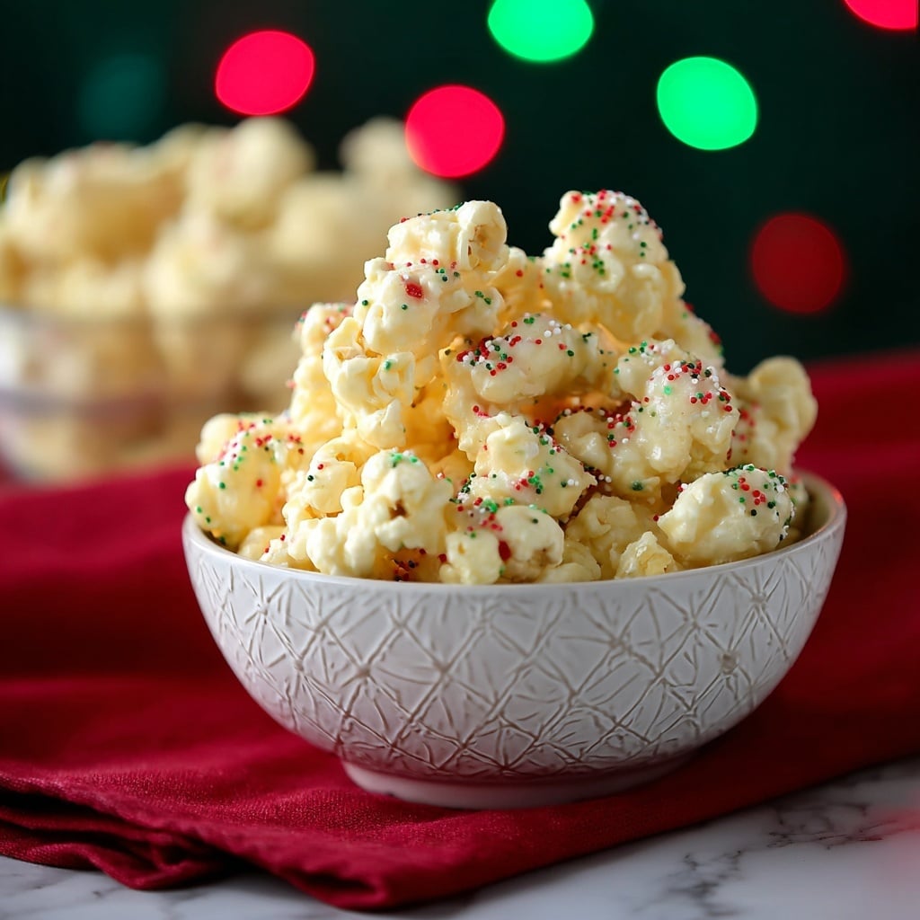 Candied Puff Corn (Christmas Crack) Recipe - Recipe Image