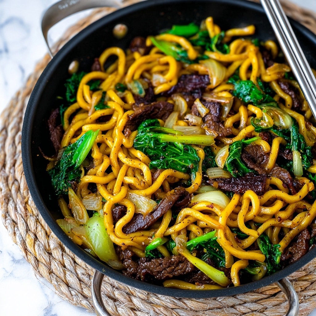 Black Pepper Beef Noodles Recipe - Recipe Image