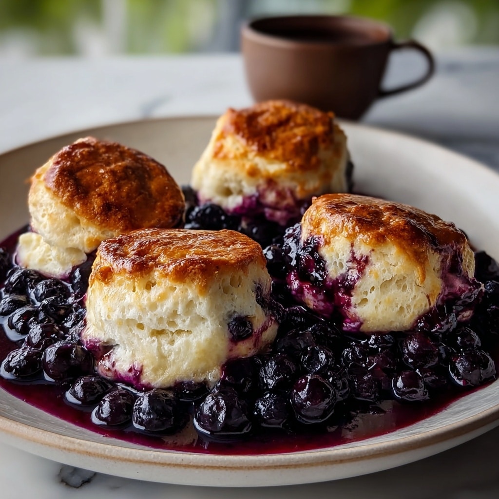 Delicious Blueberry Butter Swim Biscuits Recipe - Recipe Image