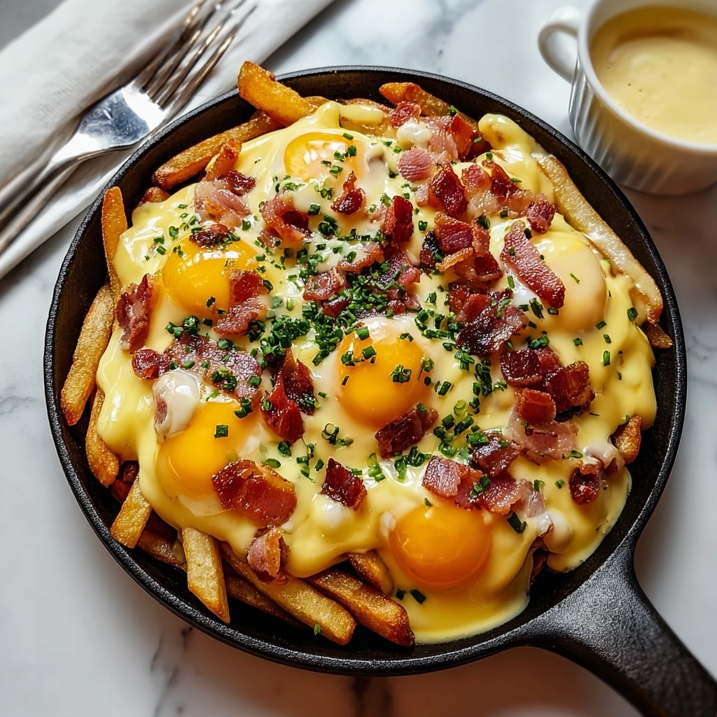 Breakfast Poutine with Hollandaise Sauce Recipe - Recipe Image