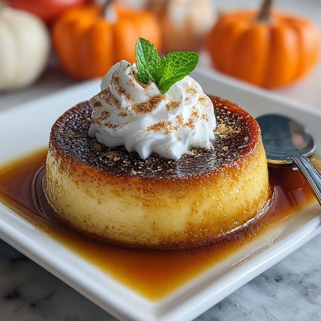 Caramel Pumpkin Custard Recipe - Recipe Image