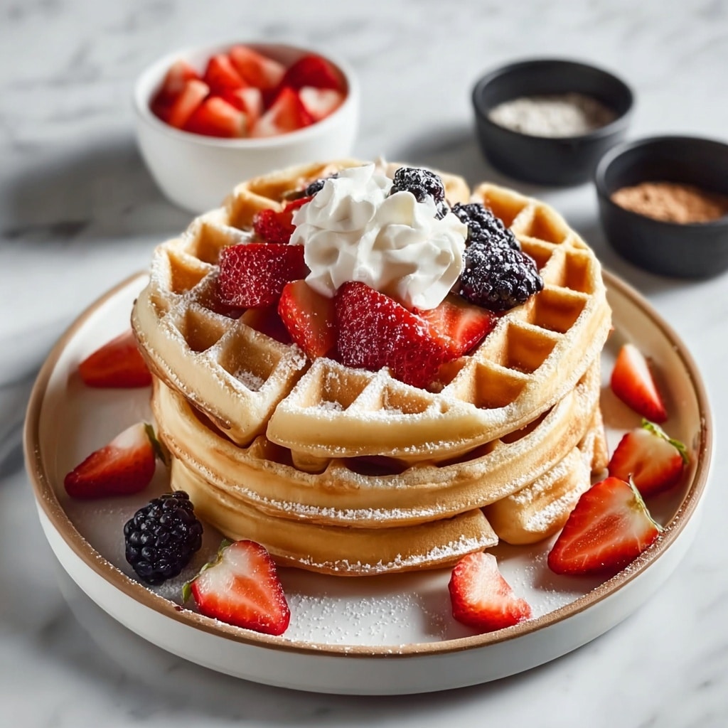 Healthy Protein Waffles in Just 10 Minutes Recipe - Recipe Image