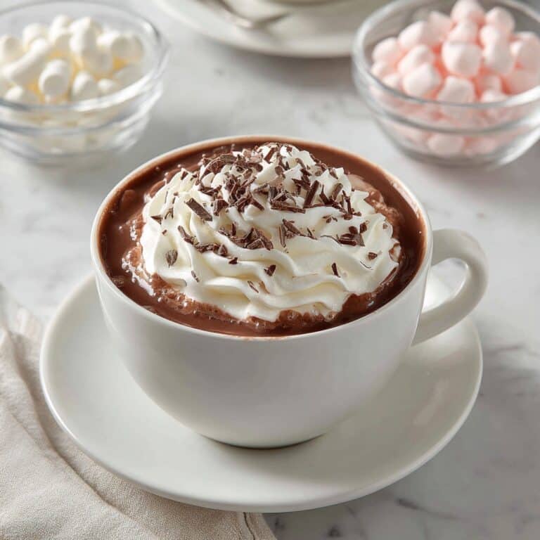 Rich Homemade Hot Chocolate Recipe