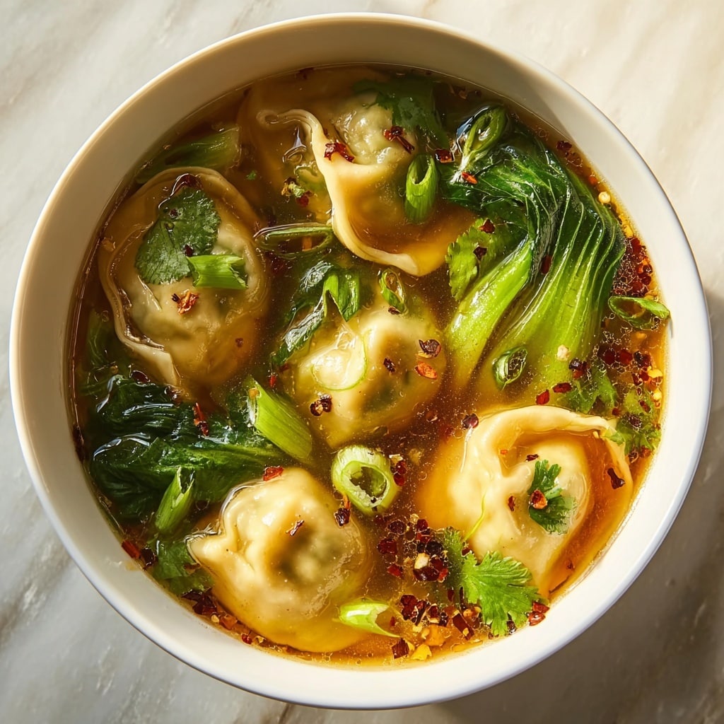 Easy Beef Gyoza Soup Recipe - Hearty & Flavorful Meal Recipe - Recipe Image