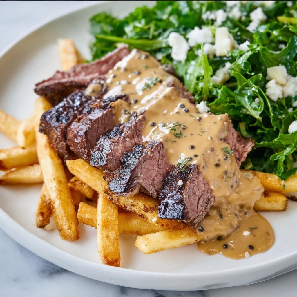 Perfect Steak with Peppercorn Sauce Recipe - Recipe Image
