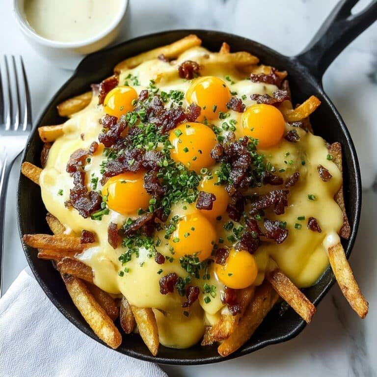 Breakfast Poutine with Hollandaise Sauce Recipe