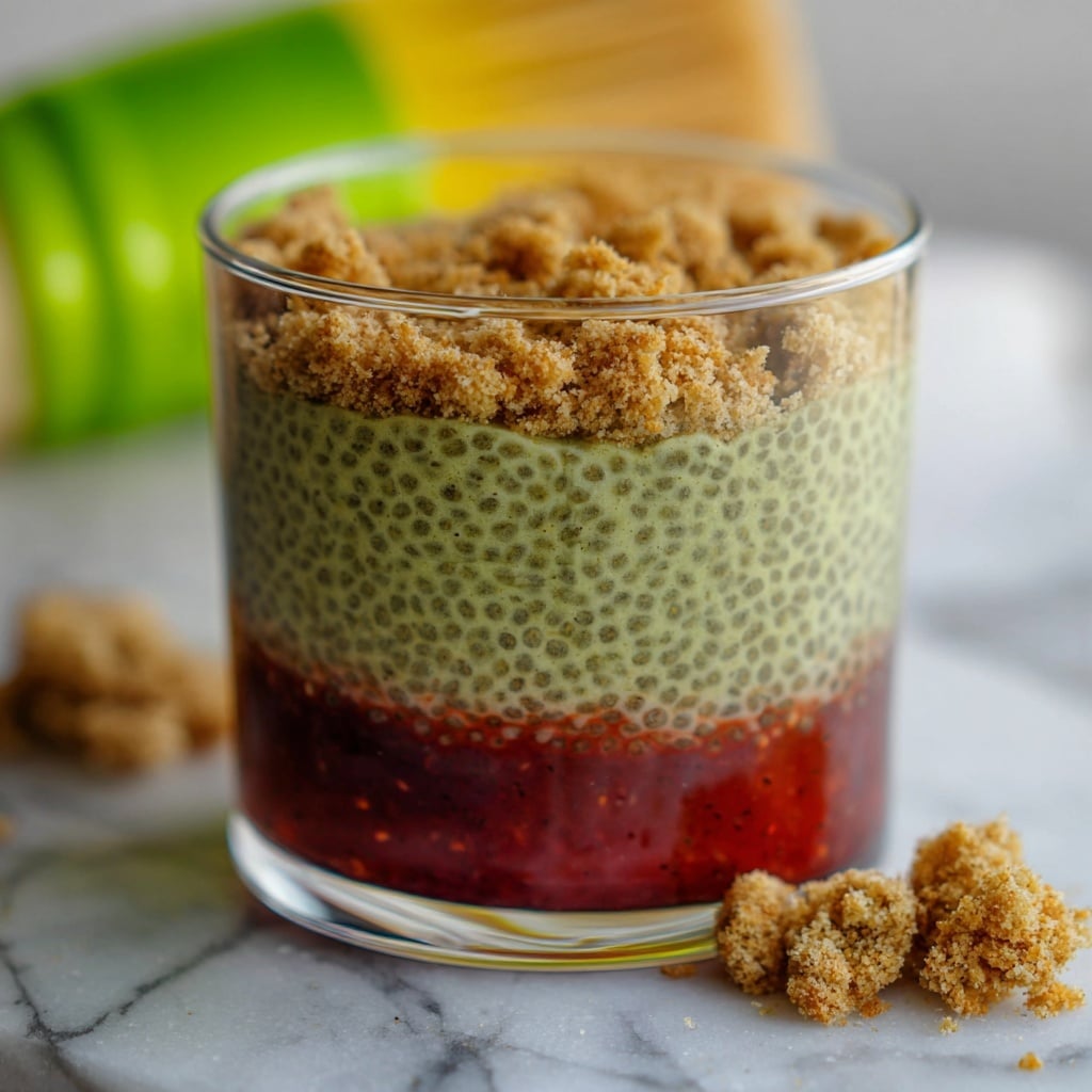 Matcha Cheesecake Chia Pudding Recipe - Recipe Image