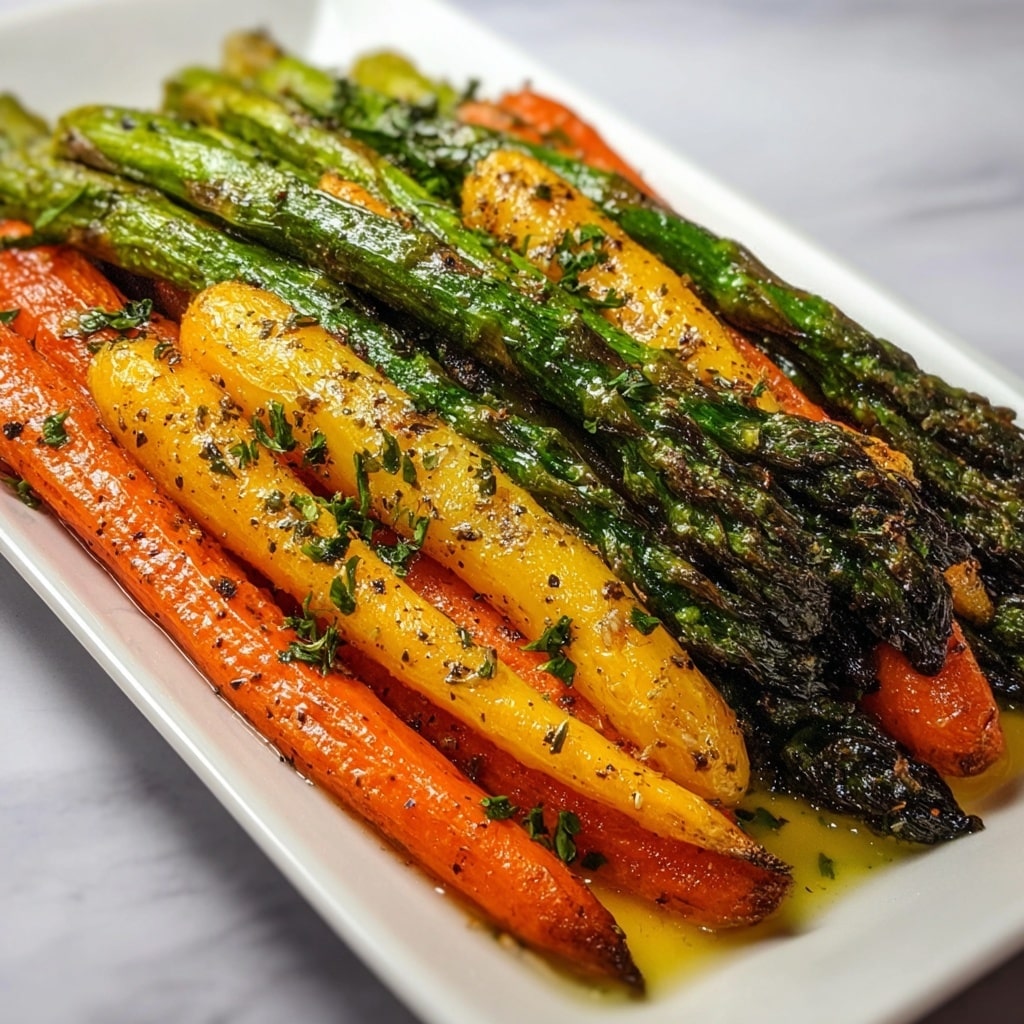 Roasted Asparagus & Carrots: Crispy, Golden Perfection! Recipe