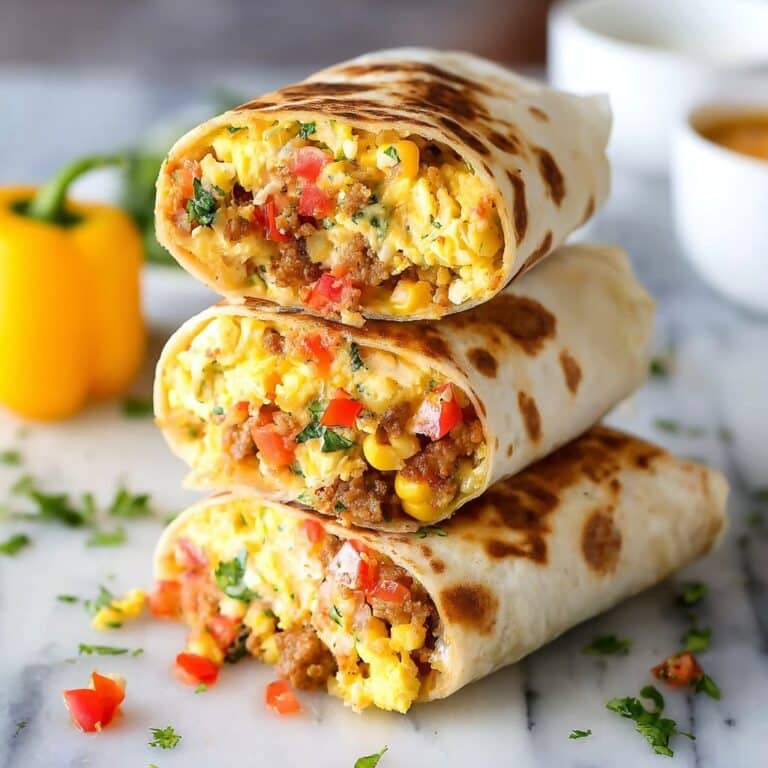 Delicious Freezer Breakfast Burritos for Busy Mornings Recipe