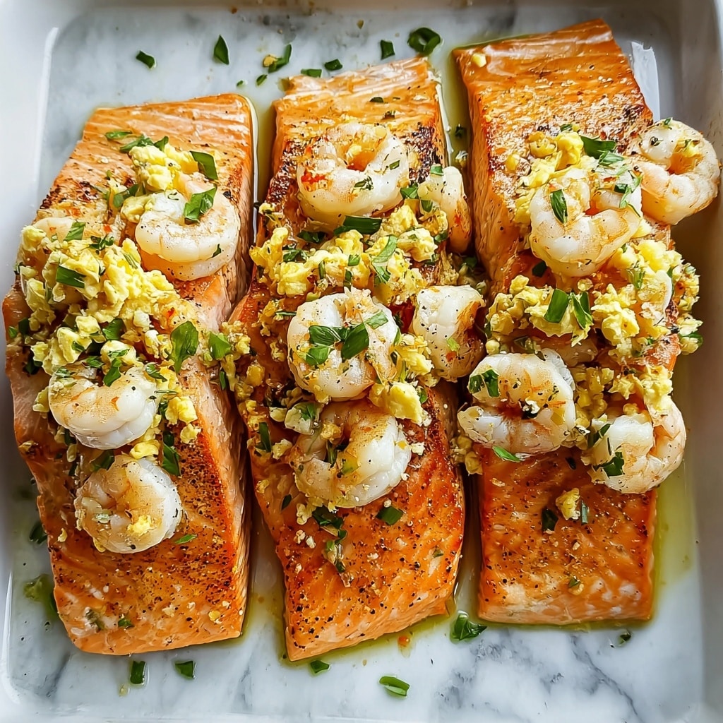 Crab and Shrimp Stuffed Salmon Recipe - Recipe Image