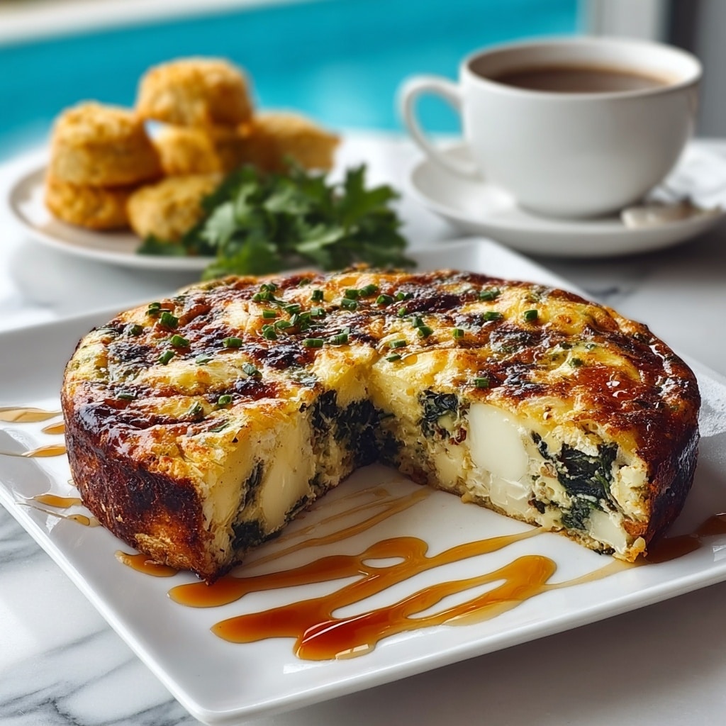 Easy Spinach and Cottage Cheese Breakfast Casserole Recipe - Recipe Image