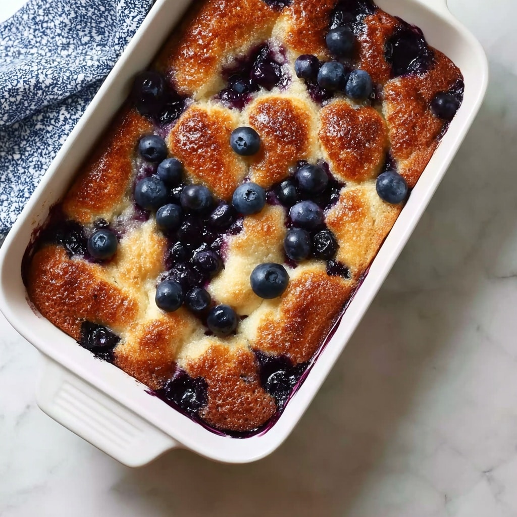 Overnight Blueberry French Toast Casserole Recipe - Recipe Image