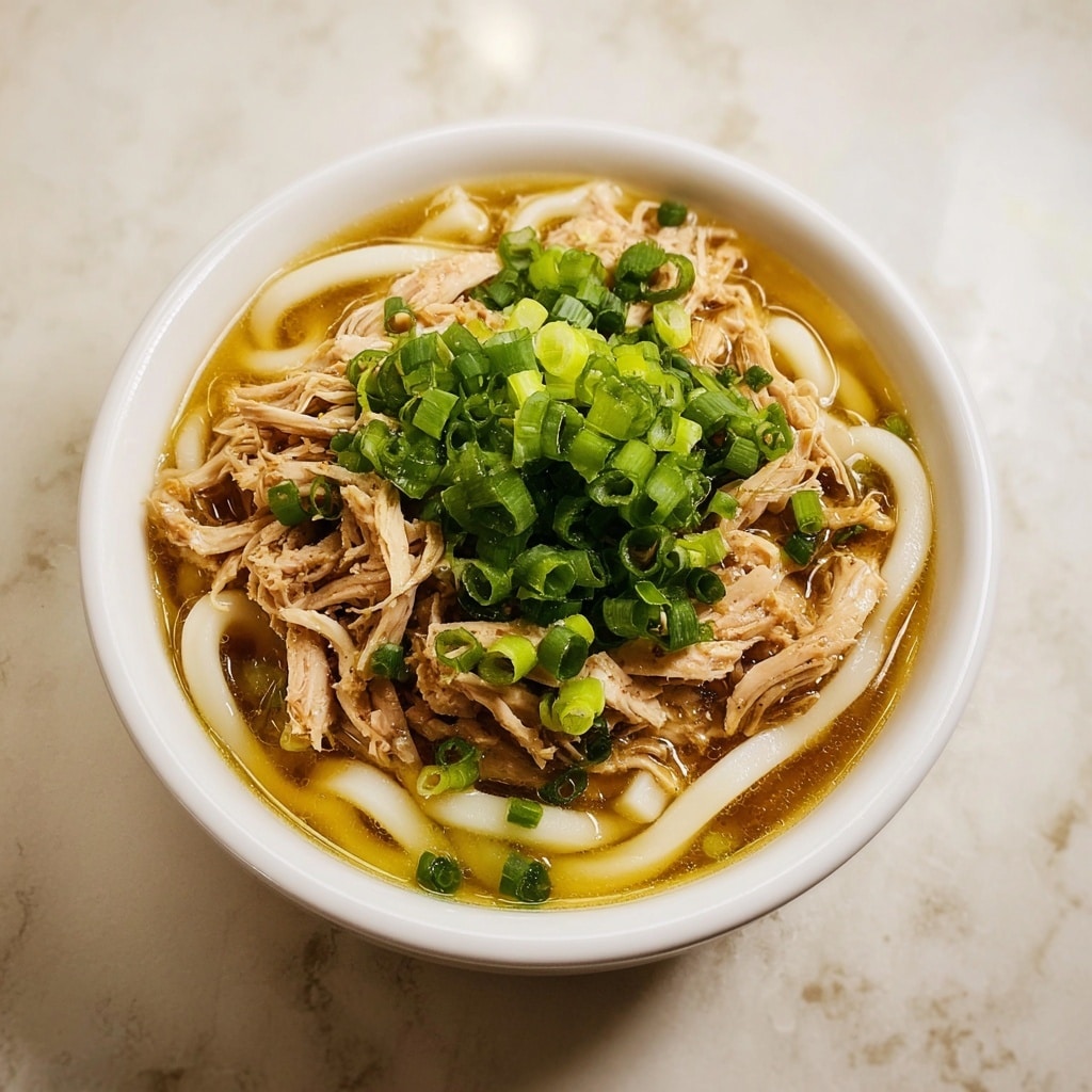 Chicken Udon Soup Recipe - Recipe Image