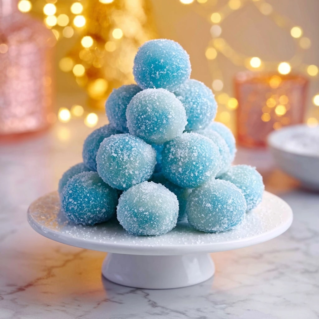 Blue Christmas Truffles Recipe - Recipe Image