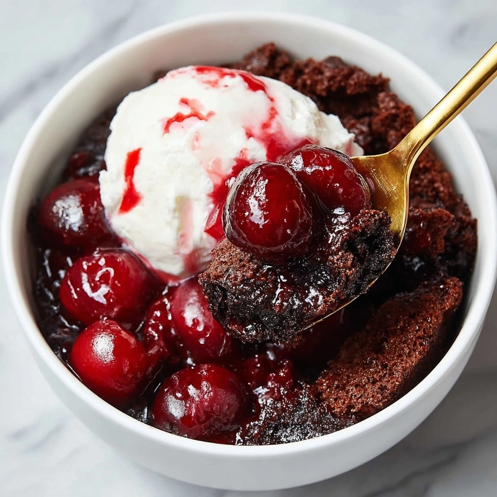 Chocolate Cherry Dump Cake Recipe - Recipe Image