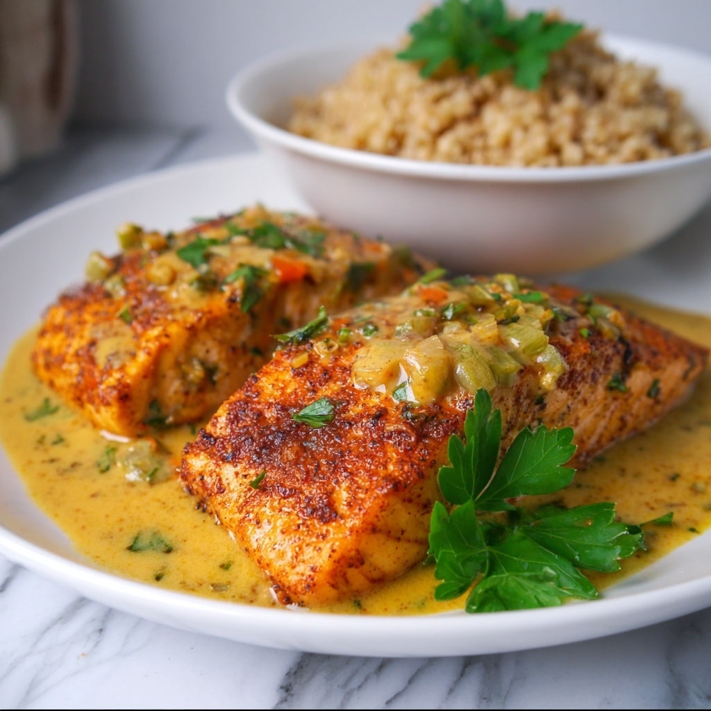 Red Snapper with Creamy Creole Sauce Recipe - Recipe Image
