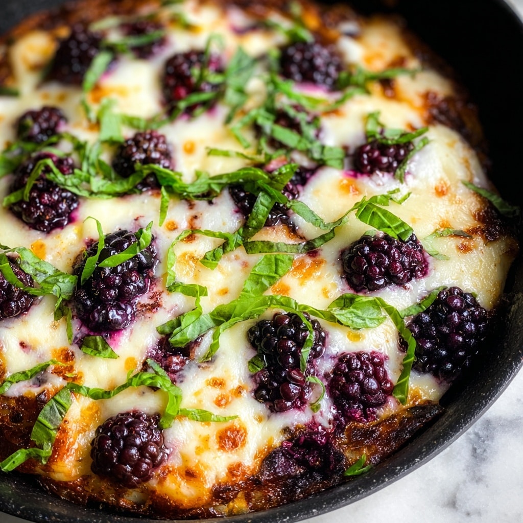 Blackberry Basil Ricotta Pizza Recipe - Recipe Image